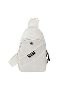 Canvas Sport Chest Bag Waist Bag Phone Bag Student Gift Bag - White - View 13