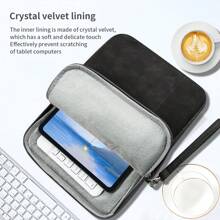 Tablet Sleeve Case For 11 Inch IPad Pro M4 / 11 Inch IPad Air M2 / 10.9 Inch IPad / 10.2" IPad / 10.9" IPad Air / 10.5 IPad Pro Air, 11 Inch Galaxy Tab A9+ Bag, Fit Magic Keyboard - Black - View 2