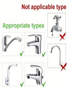 Convenient U-Shaped Faucet Extender For Easy Connection To Sink Faucets Home Bathroom Decor