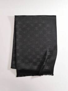 1pc Elegant Patterned Blend Headscarf For Women, Versatile Fashionable Hijab/Scarf/Shawl For All Seasons