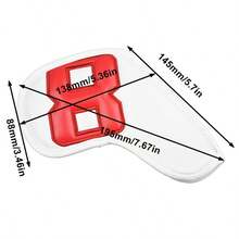 10 قطعة أغطية أساسية للهراوات لحماية عصي الجولف من الجلد الاصطناعي مع علامات أرقام مطرزة (4-9 أساس) ملحقات لحماية العصي - متعدد الألوان - مشاهدة 7