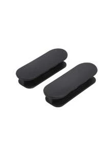 2 件自粘式塑料门把手，椭圆形推拉窗柜抽屉把手，衣柜玻璃门把手，多用途把手，无需钻孔安装辅助装置 - 彩色 - 查看 12