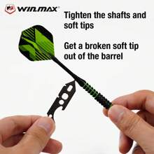 WIN.MAX 12pcs 16g Soft Tip Darts Gift Set, Electronic Dartboard Darts, Professional Soft Tip Darts For Competition And Training, Plastic Dart Tips And Durable, Premium Black Gift Box Packaging, Suitable For Personal Use And Gifting - Multicolor - View 5
