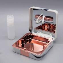 XIANG YU Contact Lenses Companion Cases Portable Marble Contact Lens Cases Doublet Boxes Plastic Multi-Color Glasses Cases Eye Contacts Contact Lenses For Eyes Colored Contactsmakeup