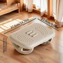 1pc Foot Rest Stool, Office Foot Stool To Prevent Leg Crossing, Rocker Footrest, Leg Rest, Under Desk Foot Stand, Relieves Fatigue