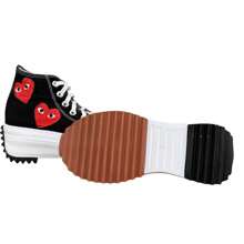 Black Platform Tennis Shoes With Hearts - Fashion And Style - 黑色 - 查看 4