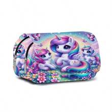 Large Pencil Case, Kids Big Capacity Pencil Pouch Stationery Pen Bag, Boys And Girls Storage High Capacity Bag Pouch Holder Box Organizer, Marker Pen Case For School Student Office Supplies - Multicolor - View 9