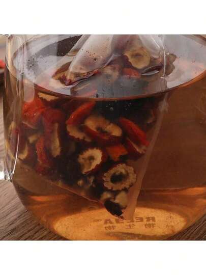 10pcs/Pack Disposable Tea Bags, Nylon String Tea Infuser Bags, Transparent Empty Tea Bags For Brewing, Disposable Filter Bags Back To School