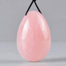 5 cm Super Duży Rozmiar Naturalny Różowy Kwarc, Ametyst, Przezroczysty Kwarc Polerowany Gładki Jajowaty Kamień Do Ćwiczeń Kegla
