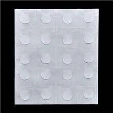 40/100 件双面胶带，可移除胶点，适用于婚礼装饰、气球、生日派对布置、海报、照片和对联固定 - 不防水，适用于塑料表面 - 無色 - 查看 4