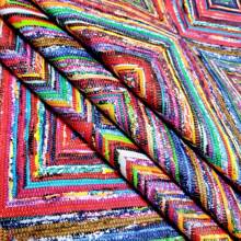 1 Pieza,Mantel de tela antimanchas, Rectangular, Fácil de limpiar, Lavable, Impermeable, Ideal para interior y exterior,Modernos, Rejilla de diamante,Multicolo,DAE63 MixtureI - Multicolor - Ver 5