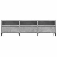 Meuble  gris béton 150x30x44,5 cm bois ingénierie