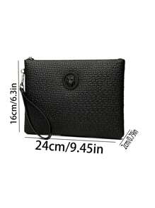 Men's PU Embossed Clutch/Wrist Bag