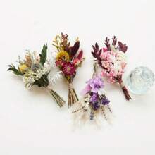 Mini profumo di fiori secchi, profumo da centro tavola per matrimonio bohémien, profumo di boccioli di fiori in bottiglia, regali, decorazioni per la casa, mini profumo di pampas per compleanni, lauree, autunno e decorazioni autunnali