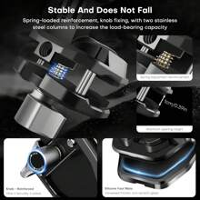 Motorcycle Windshield Clip For GoPro 13,Motorcycle Windshield Camera Clamp, Aluminum Alloy GoPro Mount For GoPro Hero 13/12/11/10/9 - Black - View 7