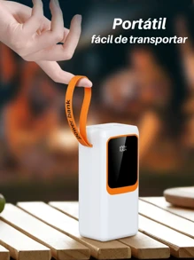 Portable Charger Power Bank 30000mah PD 66W Fast Charging - trắng - Xem 7