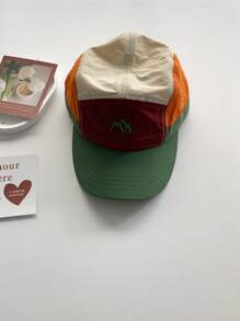 1顶软顶复古棒球帽，字母刺绣，五片式，男女通用街头风，秋冬季时尚个性化棒球帽，情侣美式复古字母刺绣五片式棒球帽，情侣保暖可调节后扣 - 彩色 - 查看 18