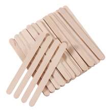50/100/200 Pcs Wood Hard Wax Beans Spatula Set Wax Applicators Scrapers Sticks For Salon Home Face Eyebrows Body Beauty ,Hair Products And Accessories For Barber Salon Beauty Travel Essentials