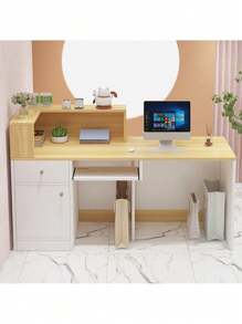 Mostrador De Caja De Recepción De Madera Moderno Y Sencillo - Blanco - Ver 7