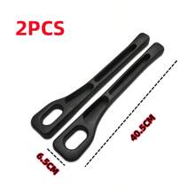 قطعتان من شرائط حشو فجوة مقعد السيارة السوداء الجديدة، مصنوعة من مادة البي في سي لملء الشقوق، مانعة للتسرب، اكسسوارات داخلية للسيارة