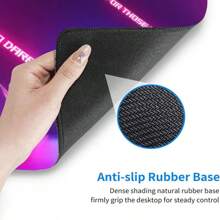 纯黑色鼠标垫游戏办公加厚鼠标垫大号桌面垫加密防滑超大 - Corgi Works 90x40cm - 查看 6