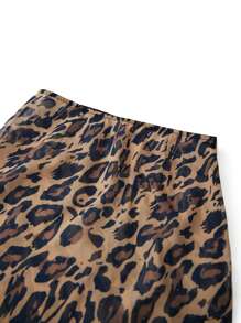 Women Y2k Leopard Print Maxi Skirt Mesh See Through Floor Length Bodycon Skirt Casual Low Rise Elegant Fishtail Long Skirt Beach Pencil Skirt Club Streetwear Vintage Aesthetic Clothes - 咖啡棕 - 查看 7