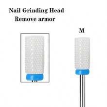 5pcs Blue Ceramic Nail Drill Bit Set, 3/32" Shank Diameter, Electric Nail File Kit, Suitable For Nail & Foot Care, Gel Manicure Polishing, Callus Removal And Other Nail Salon Tools - Multicolor - View 7