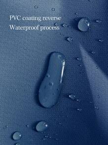 Bộ 2 vỏ gối chống thấm nước mùa xuân và mùa hè, màu kẹo, thích hợp cho sân vườn, hồ bơi, ghế ngoài hiên, màu xanh navy - Xanh navy 2 chiếc - Xem 2