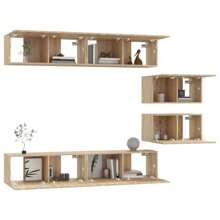 Ensemble de 6 meubles  Chêne Sonoma Bois d'ingénierie