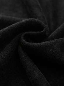 Shwiy Men's Washed Vintage Cross Print Short Sleeve Casual T-Shirt, Versatile Dark Skull Graphic Tee Suitable For Daily Wear And Street Style, Spring/Summer - Black - View 4