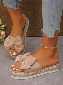 Zomervakantie Bohemian Stijl Platform Pantoffels voor Dames