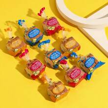 4pcs/Set Toast Bread Erasers, Children's Day Gift Supplies, Creative Food Shaped Stationery, Random Package Design