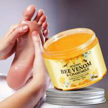50g 蜜蜂洋甘菊手足撕拉式面膜，蜂蜜滋养，保湿手足，怡人香气，二合一手足膜，撕下即显柔软肌肤，在秋冬来临前拥有光滑的手足 - 黃色 - 查看 8
