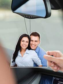 1/2Pcs Custom Hanging Car Photo Frames, Personalized Photo Pendant Car Accessories, Customized Photo Car Ornament, Customizable Car Photo Decor Accessories, Car Decor Interior Accessories, 10x10cm, Rear View Photo Gift, Colorful, Cute, Adorable, Funny, Kawaii, Y2K, Stylish, Unisex, Casual, Custom, Personalized, Unique, Customized, Ideal Gifts For Him, Ideal Gifts For Her, Her, Boyfriend, Girlfriend, Family, Friends, Customized Keychains & Accessories, Vintage Outfit, Delicate Romance