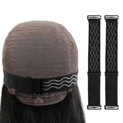 Adjustable Wig Band For Holding Wigs Non Slip Wig Band 1-3Pcs Black Adjustable Elastic Band For Wigs Making