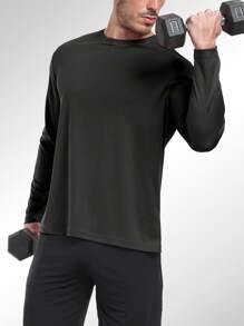 HOPLYNN Men's Long Sleeve Shirts For Men Running Or Hiking Tee Shirts Workout T Shirts Casual