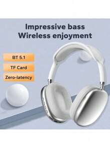 New Max P9 Pro Wireless Bluetooth Headphones HiFi Stereo Noise Cancelling Waterproof Mic Pods Over Ear Sports