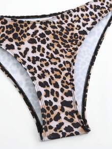 Allurini 2025 New Cheetah Print Sexy Bikini Set Elegant - Multicolor - View 10