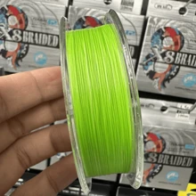 高端鱼线，8股编织PE线，路亚鱼线，优质8股编织PE线，路亚特顺滑远距离高拉力鱼线，适用于大型鱼，超强拉力，耐磨，超顺滑 - 彩色 - 查看 4