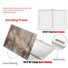 1pc Modern Textured Floral Elegance Wall Art, Interior Decoration Canvas Painting Art, For Living Room Bedroom Home Decor, No Frame