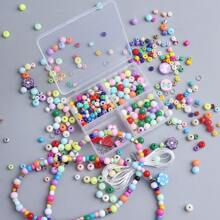 约 84/90/80/225/55/90/240/70 件手链制作彩色珠子友谊手链情人节派对装饰项链手链浪漫 - 彩色 - 查看 14