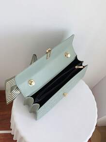 Neuer einfarbiger PU Schal-Beutel mit Reißverschluss-Innenfutter, modischer und vielseitiger französischer Achselbeutel, Damen Baguette-Tasche geeignet für tägliche Ausgänge von Damen, Einkaufspartys, Freundinnen, Weihnachts- und Valentinstaggeschenke