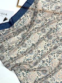 Lightweight Breathable Fringe Poncho Scarf, Elegant Wrap Shawl Fashionable Bohemian Lady Silk Scarf, Bright Color For Women, Spring/Summer, Versatile For Outdoor, Beach, Head Wrap - Multicolor - View 10