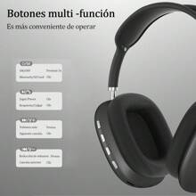 Bluetooth Headset With Active Noise Cancellation, Wireless Bluetooth Headset, Gaming Headset, Long Battery Life - 白色 - 查看 2
