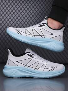 New Breathable Running Shoes, Non-Slip Casual Sports Sneakers, Lightweight Men's Shoes Providing More Comfortable Wearing Experience, Suitable For Any Occasion