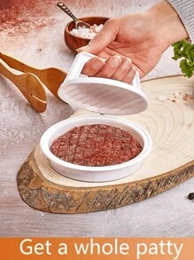 1 Stück Burgerpresse, Patty Presse, Cheeseburger Presse, kreative Burgerpresse, antihaftbeschichtete Hamburger Presse, Patty-Former-Form für Fleisch, Käse, Gemüse, Burgerstanzformmaschine für Outdoor-Picknick-Grill, Barbecue, Küchenhelfer, Küchenutensilien, BBQ-Zubehör, Küche, Lebensmittel, Kochen, Camping, Fleisch, Geflügel, Raumdekoration, Organizer, Party