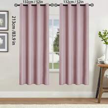 2pcs Blackout Curtains Thermal Insulated Lined Window Curtain Panels For Living Room, Bedroom, Kitchen, Bathroom, Home Decor Curtains For Living Room Room Decor Home Decor Living Room Kitchen Decor Living Room Decor Room Decor Curtains Bedroom