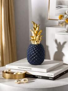 1 Stück Ananas-förmige Simulation Frucht Dekoration, geeignet für Heim-Dekoration, Schlafzimmer-Dekoration, Büro und Studenten, das beste Halloween- und Weihnachtsgeschenk