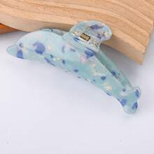 1 件定制海豚形爪发夹 Sharkbite 发夹 女士 - 彩色 - 查看 5