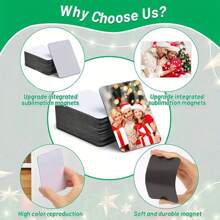 6 件个性化冰箱贴纸，合成树脂，适用于冰箱、微波炉、墙壁和门上的家居装饰、热转印、厨房